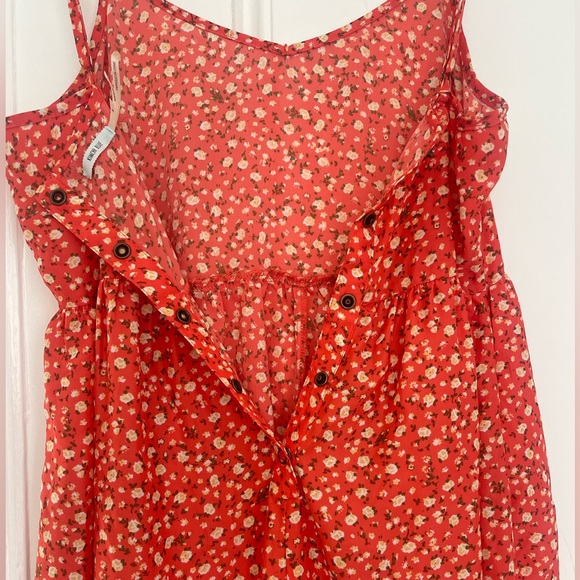 Kimichi Blue Coco Loco Playsuit Romper in Coral- Small - Picture 7 of 9